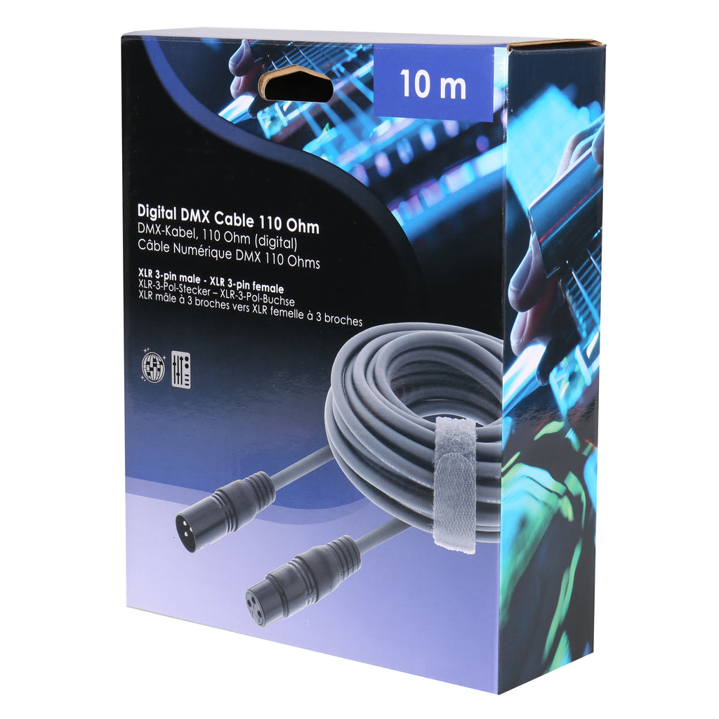 XLR Kabel 3-Pin XLR Male zu Female 10m