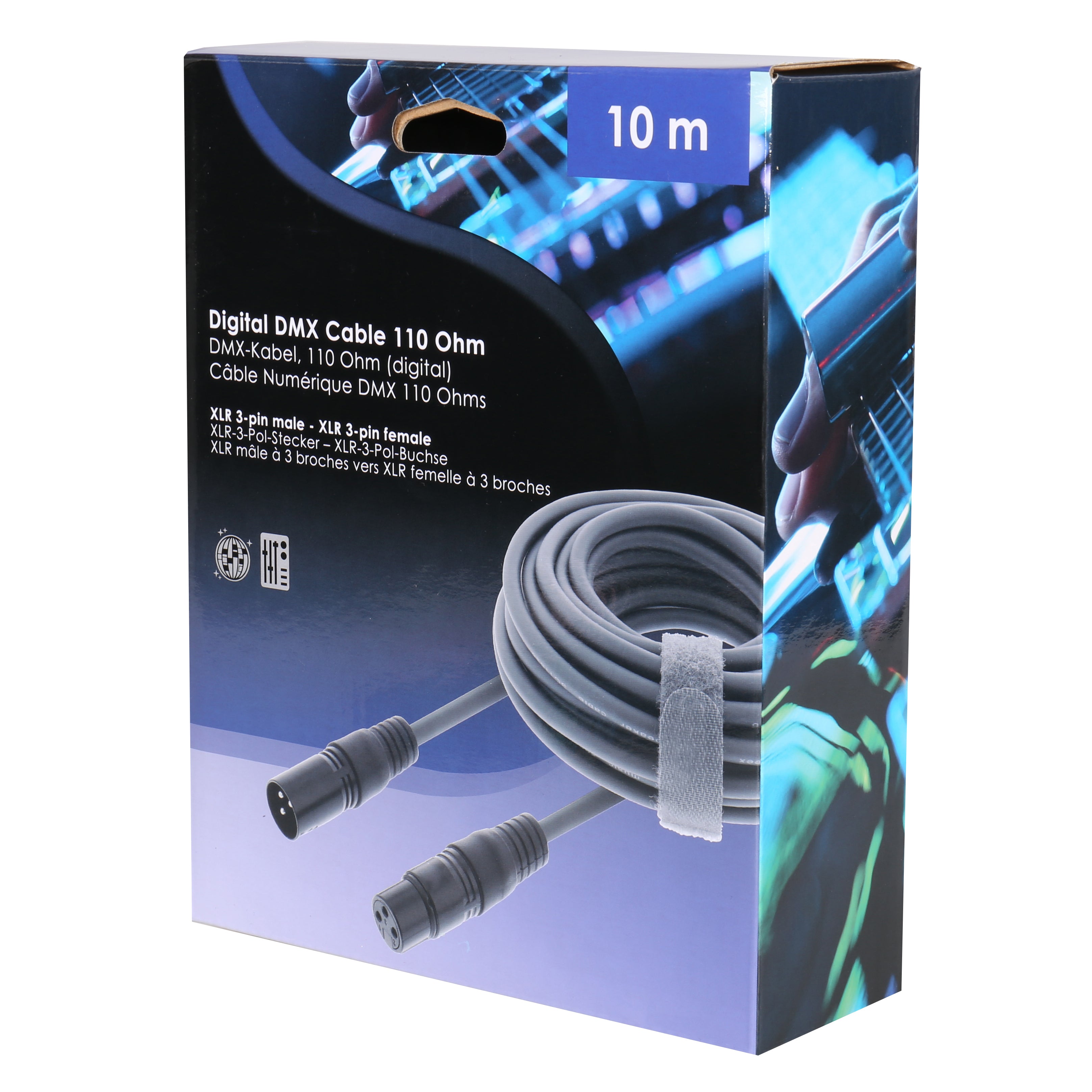 XLR Kabel 3-Pin XLR Male zu Female 10m