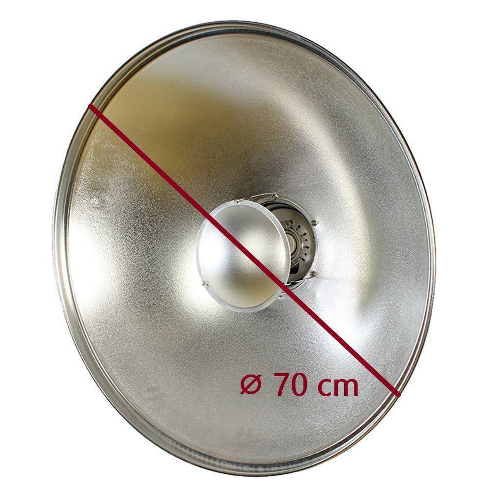 StudioKing Beauty Dish Silber SK-BD420 42 cm mit Waben