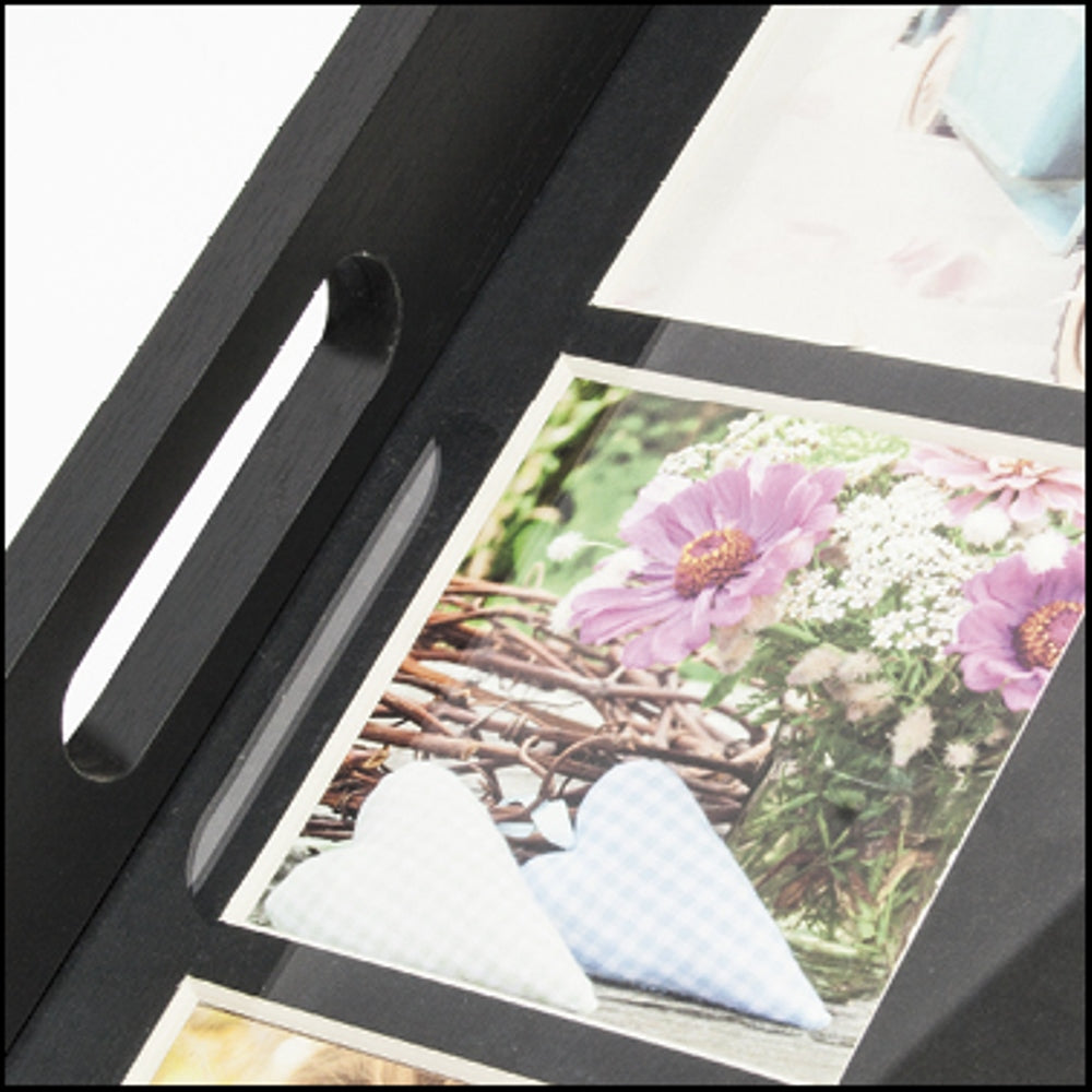 Zep Foto-Serviertablett Schwarz W002 für 9 Bilder