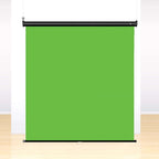 StudioKing Wand Pull-Down Green Screen FB-180200WG 180x200 cm Chroma Grün