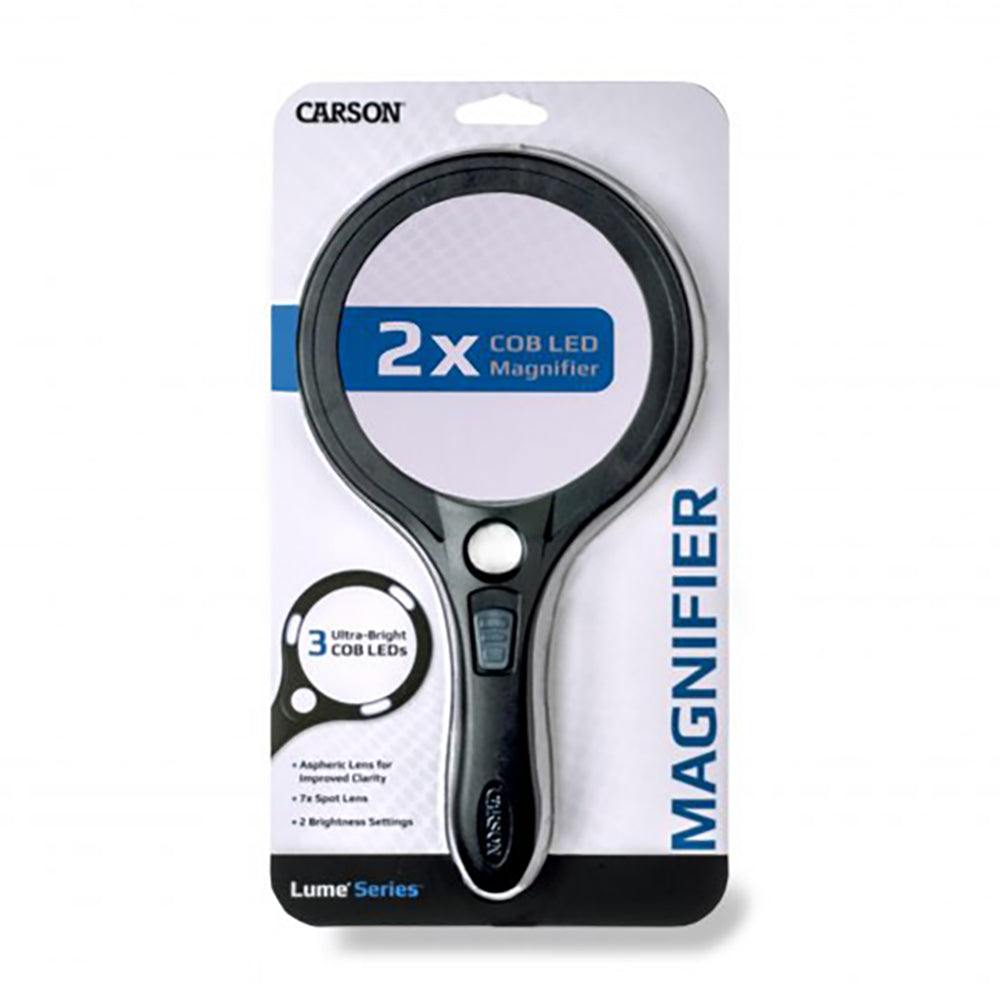 Carson Handlupe Asphärisch 2x110mm AS-95 mit LED