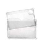 Carson Taschenlupe WM-01 2,5x kreditkartengroße Lupe mit 6x Spotlinse