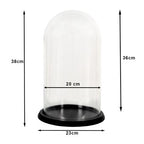 Clayre Eef Glasglocke 6GL3476 Transparent 23x38 cm