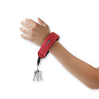 Carson Schwimmendes Armband für 5 Schlüssel - Rosenrot