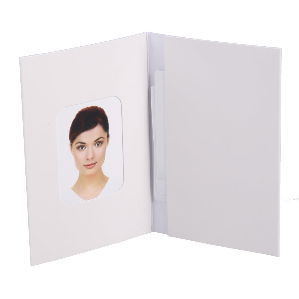 Benel Passbilder Mappe Weiss 500 St.