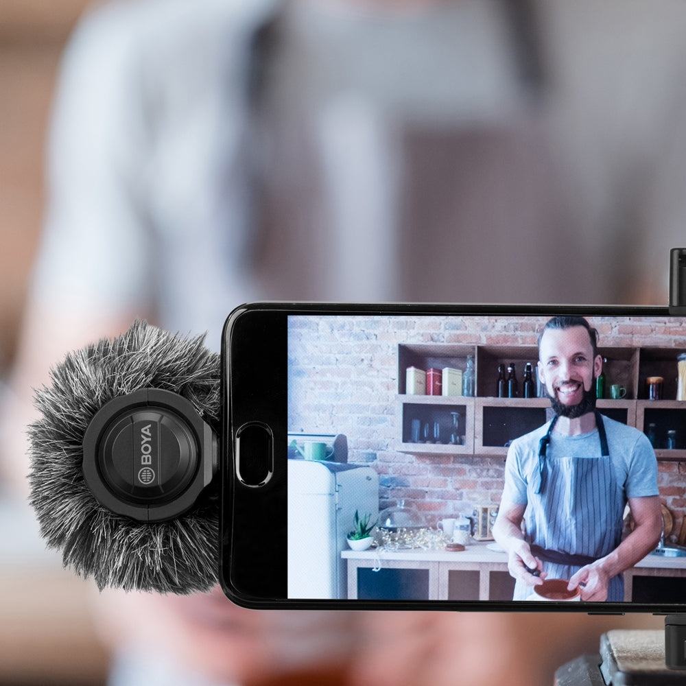 Boya Digitales Shotgun Mikrofon BY-DM100 für Android USB-C