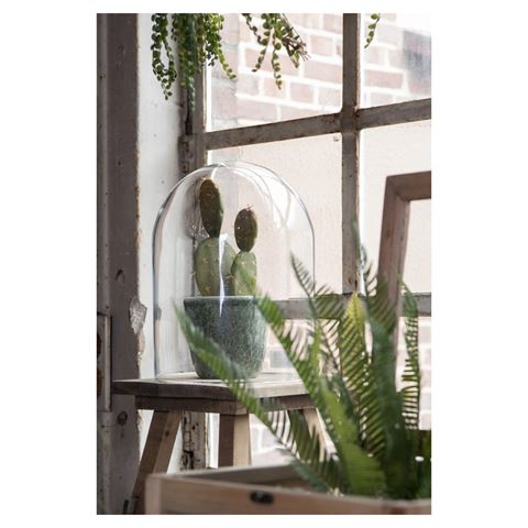 Clayre Eef Glasglocke 6GL3549 Transparent 23x29 cm