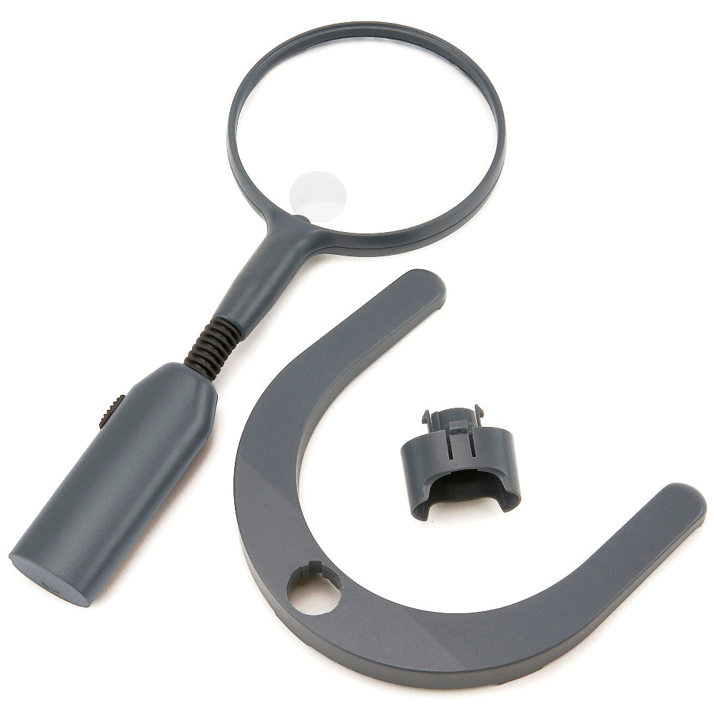 Carson Flexible Standlupe mit LED 2x110mm