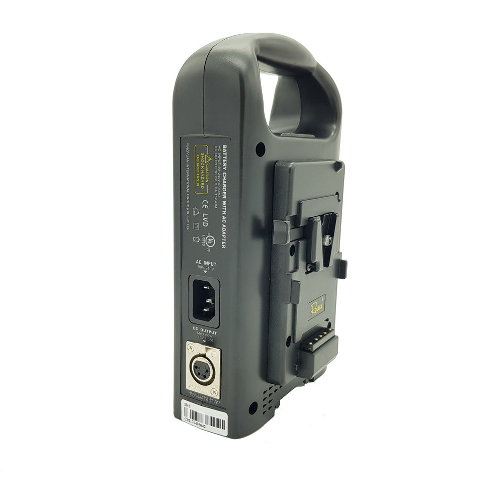 Rolux Doppel-Akkulader RL-2KS für V-Mount Akku